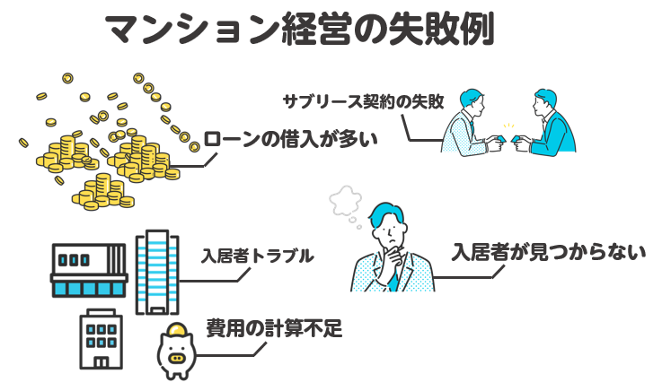 マンション経営の失敗事例5選