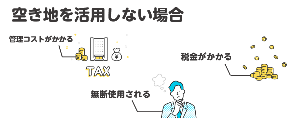 空き地を活用しない注意点