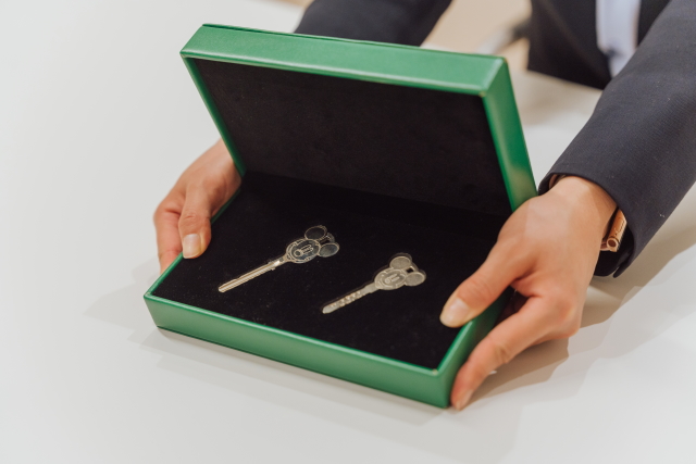 ミッキーデザイン キー,ケース付き